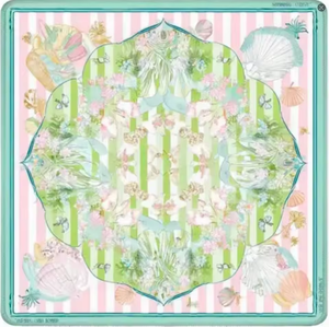 Tapete de Mahjong Aqua con Diseño Cheeky Birdie, Tapete de Neopreno Plegable de Lujo para Mahjong Americano - Product Image 6