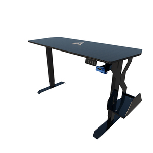 Sunshine Nordic Modern PC Gaming <strong>Desk</strong> with Height Adjustable Office Computer <strong>Desk</strong> Aluminum Surface Eco-Friendly <strong>Shelf</strong> Desktop - Product Image 1