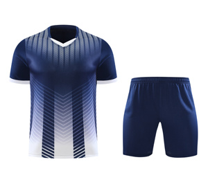 Conjunto Deportivo para Adultos con Transferencia de Calor, Estilo de Alta Elasticidad, Jersey de Fútbol Sublimado, Transpirable, Personalizado con el Logotipo del Equipo de Fútbol - Product Image 1
