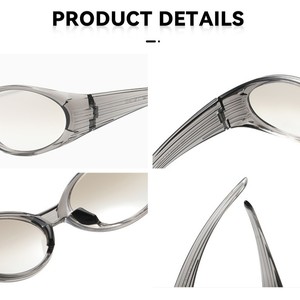 Gafas de Sol UV400 Plateadas con Marco Único Personalizable OEM para Hombre y Mujer, Estilo Vintage, Lentes Coloridas al por Mayor, Gafas de Sol de Moda con Logotipo Personalizado - Product Image 4