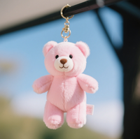 Fabrik Großhandel Roboter AI Plüschtiere Niedlichen Teddybär Plüsch Schlüssel bund Niedlichen Schlüssel bund Kunden spezifische Schlüssel bund Geschenk