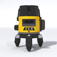 Niveau laser de qualité supérieure, anti-chute, compact, faible consommation d'énergie, réglage facile, pour le positionnement horizontal et vertical