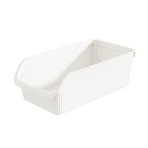 Panier de rangement rectangulaire empilable pour la cuisine, le réfrigérateur, les légumes, les fruits, les ustensiles de cuisine, couleur unie - Product Image 3