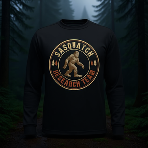 Maglietta a maniche lunghe Bigfoot del Team di Ricerca Sasquatch - Product Image 3