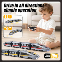 Train de ville télécommandé haute vitesse pour enfants, jouet électrique RC, camion télécommandé