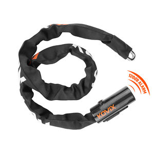 KCQ08-100 modèles alarme sécurité serrure chaîne Scooters accessoires chaîne serrure vélo accessoires câble serrure - Product Image 6