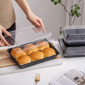 Boîtes d'emballage extra-larges pour gâteaux, pains et roulés suisses ; Boîtes pour fruits frais et shortbread ; Emballages blister jetables - Product Image 2