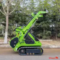 Small Skid Steer Loader Manufacturer MAMMUT SK650 Small Crawler Garden Stock Available Forest Mulcher Small Mini Track Skid Steer Articulated Loader