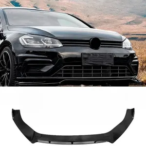 2012-2020 pour Golf 7 7.5 MK7 MK7.5 GTD R R-Line Style Spoiler de pare-chocs avant, protection de pare-chocs avant, kit carrosserie, lèvre avant - Product Image 4
