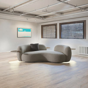 Sofá Seccional de Diseño Moderno y Lujoso Lishan de Disson Furniture, con Cubierta de Terciopelo y Esponja, para Salas de Estar de Apartamentos y Villas - Product Image 3