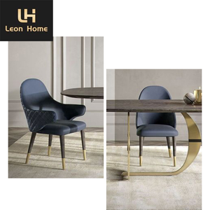 Fabrika doğrudan satış mikrofiber deri katı ahşap bacak Minimalist İskandinav ev için Modern yemek sandalyesi - Product Image 4