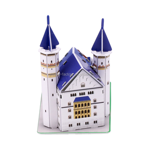 Kit de bricolage 3D : Puzzle Neuschwanstein, Modèle de Château Célèbre, Architecture 3D, Jouet Cadeau - Product Image 4