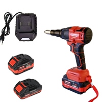 LDR01 Pistolet à rivet portable B2B Liquidation 20V Moteur sans balais Pistolet à riveter manuel sans fil avec deux piles Outils électriques pour le bricolage
