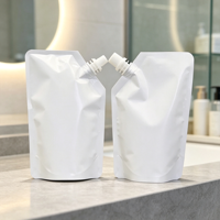 Pochette à bec verseur personnalisable et résistante à l'humidité pour l'emballage de lessive en poudre, idéale pour le reconditionnement de détergent