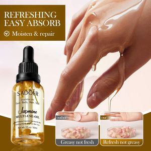 OEM SADOER Etichetta Privata Olio Essenziale Puro di Gelsomino Naturale con Vitamina <span class=keywords><strong>C</strong></span> per Capelli e Corpo, Rilassante per Massaggi - Product Image 2