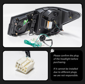 2009-2014 크루즈 LED 후미등 다이내믹 턴 시그널 어셈블리 업그레이드 100W 클리어 레드 ABS 새 상품 액세서리 - Product Image 4