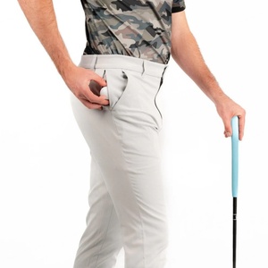 Pantalones Jogger de Golf Ajustados para Jóvenes, Ligeros, de Invierno, Elásticos, con Puños, Color Caqui, para Clima Frío, Tallas Grandes y Altas - Product Image 4