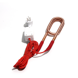 LJXH 220V Chauffe-eau électrique industriel à immersion double U entièrement scellé en cuivre 2.5KW/3KW avec prise EU - Product Image 2