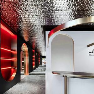 CL0131 pannello per soffitto decorativo in rilievo in lamiera di ondulazione dell'acqua in acciaio inossidabile argento - Product Image 2