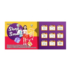 Cartes à gratter haute sécurité pour promotions commerciales, impression numérique avec multicouches et numéros de série - Product Image 4
