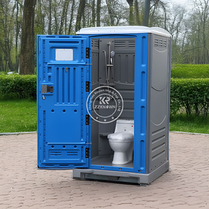 Baño Prefabricado Portátil de Diseño Moderno y Económico 2025, Cuarto de Ducha Móvil con Estructura de Acero y Panel Sándwich, Inodoro - Product Image 5