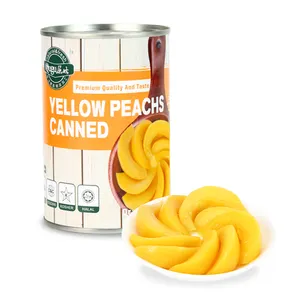 2023 new Fresh Canned Yellow Peaches Canned food peach strip