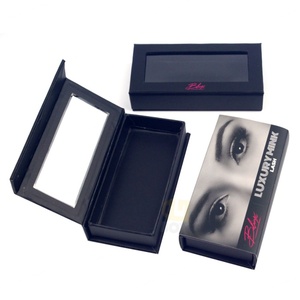 Caja Cuadrada de Papel para Pestañas Personalizadas, Serigrafía, Recubrimiento UV, Forro de Esponja, Embalaje Moderno y de Lujo Reciclable para Pestañas Postizas - Product Image 6