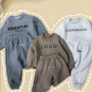 Conjunto de Ropa para Niño Pequeño en Oferta, 100% Algodón, Sudadera de Felpa, Conjunto de Dos Piezas - Product Image 3