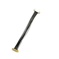 Fabrikpreis LVDS Koaxialkabel 100MM Grau DF36-15P UL1354 32AWG Kabelkonfektion für Digitalbildschirme, Computer, Fernseher