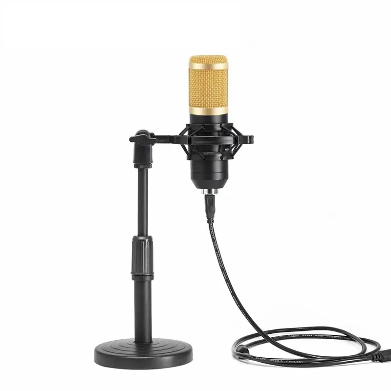 BM800 Microfono A Condensatore Professionale V8 Scheda Audio BM800 Set Studio di Registrazione Microfono Per Computer Microfono Del Computer Portatile Kit