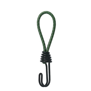 Corde élastique de camping en plein air avec crochet, diamètre 3,5 mm 6 mm, longueur 16 cm, sangle de fixation pour tente et bâche - Product Image 2