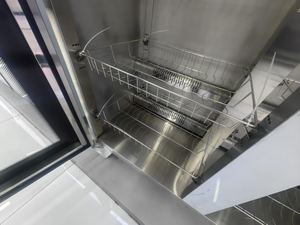 Armadio economico di disinfezione di circolazione dell'aria calda della doppia porta con la lavastoviglie commerciale della cucina della porta di vetro & la sterilizzazione - Product Image 5