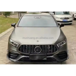 Kit de carrocería Merced/es-Ben/Z clase W177 A45S 2019, rejilla de parachoques trasero delantero, faldón lateral, difusor trasero, actualización de carrocería automática para guardabarros - Product Image 2