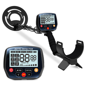 Detector de Metales Portátil con Pantalla LCD Retroiluminada, Multifrecuencia, Panel de Control de Plástico Negro para Adultos - Product Image 3