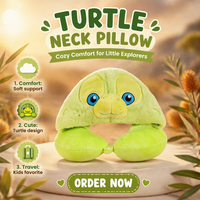 Coussin de siège auto en mousse à mémoire de forme pour enfants, motif tortue mignonne, accessoire bébé avec rembourrage en coton PP, techniques de broderie