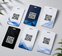 Carte RFID personnalisée avec impression de code QR pour l'accès aux bureaux et la gestion des visiteurs