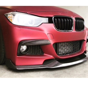 Lèvre de pare-chocs avant en carbone style MAD avec séparateur avant pour <span class=keywords><strong>BMW</strong></span> F30 F31 320 328 <span class=keywords><strong>330</strong></span> 340 Berline et Break avec Pack M 12-18 - Product Image 6