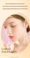 Best-seller 2025 Rouge à lèvres lissant Hot Selling Flower Crystal Gold Foil Color Change Lipstick