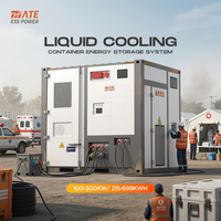 Container di Accumulo Energetico MATE per Emergenze e Soccorso, 10ft, 100kW 215kWh 300kW 699kWh, Batteria LiFePO4 BESS, Container Mobile