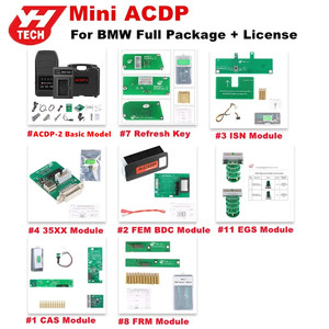 Paquet complet BMW ACDP-2 Yanhua avec module 1/2/3/4/7/8/<span class=keywords><strong>11</strong></span> + licence pour la programmation de clé B-MW obtenez une carte B48/ N20/ N55/ B38 gratuite - Product Image 2