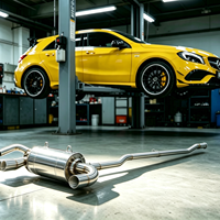 Échappement arrière YT pour Mercedes-Benz A35 CLA35 GLA35 GLB35 AMG 2.0T, échappement haute performance en acier inoxydable, échappement intermédiaire et arrière