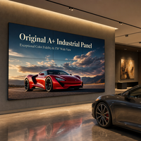 Écran mural vidéo LCD 65 pouces 3,5 mm 4K Ultra HD, panneau industriel, écran de jonction, moniteur pour salle de contrôle, 500 nits, 7x24, anti-reflet, 1 an