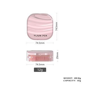 कॉस्मेटिक पैकेजिंग 12 जी मेकअप कंटेनर आंखों की छाया ढीली पाउडर बॉक्स एयर कुशन फाउंडेशन मेकअप केस - Product Image 5