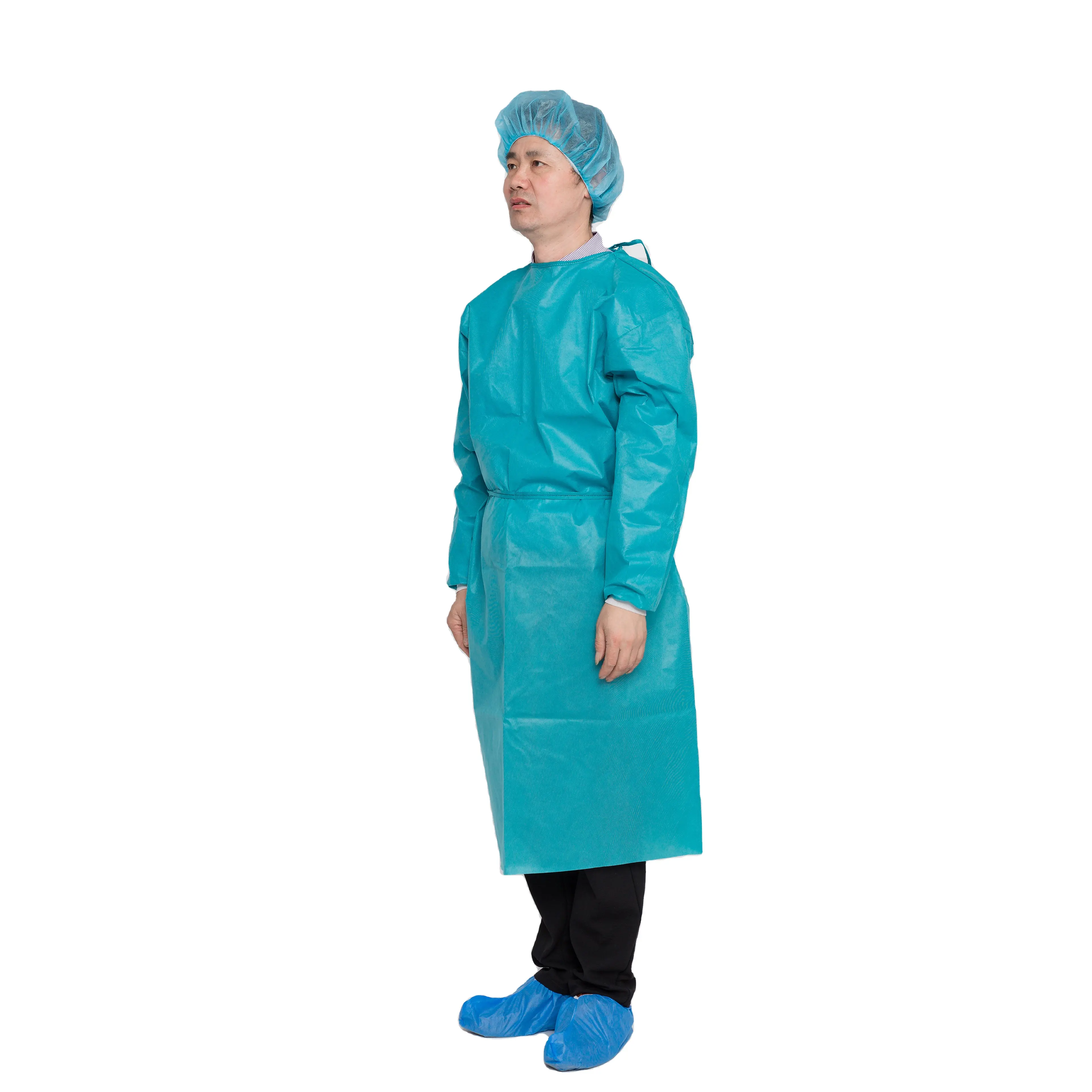 Disposable isolation robe with elastic cuffs bestseller 2023