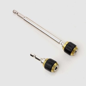 14mm Bit Connecting Rod For Electric Drill Conversion Rod 1/4 In Hex Shank 55 150mm Length Straight Handle - Product Image 3