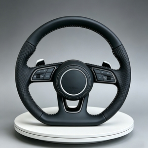 Volant sport en cuir style <span class=keywords><strong>RS</strong></span> à <span class=keywords><strong>prix</strong></span> d'usine, Plug & Play pour <span class=keywords><strong>Audi</strong></span> R8 TTRS C6 C7 C8 A3 A4 A6 A8 S4 S5 S7 A5 A7 Q5 - Product Image 6