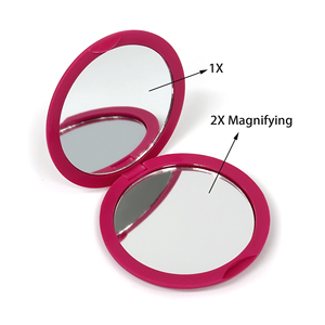 Gấp đôi hai mặt gương 1X/2X biểu tượng tùy chỉnh giá rẻ Quà tặng khuyến mãi gương nhựa Pocket gương - Product Image 6