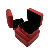 Boîte d'emballage de bijoux rectangulaire en cuir PU personnalisée Everwin, carton de haute qualité, durable, élégante, bracelet pour la Saint-Valentin