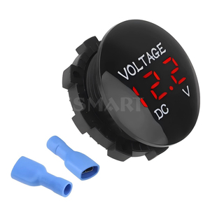 Voltmètre étanche DC 5-48V pour voiture, bateau, moto, testeur de tension numérique LED, affichage du voltmètre, jauge de tension de la batterie - Product Image 4