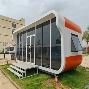 ห้องโดยสารแอปเปิ้ลทันสมัยสองชั้นบ้านเล็กๆสำเร็จรูปหรูหราโมดูลาร์บ้านเคลื่อนที่โครงการที่อยู่อาศัย - Product Image 6
